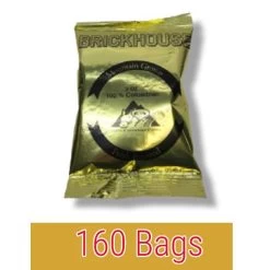 Brickhouse 100% Colombian Ground Coffee, 160/2 Oz Bags