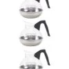 BUNN® BUNN 06100.0101: Easy Pour® Coffee Decanter, 3 Pack -Beverage Shop 3 black easy pour 2nd
