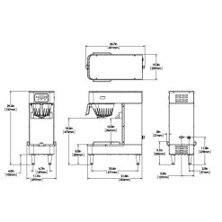 BUNN® Bunn 52000.0101 TB-LP Infusion Series Tea Brewer, Low Profile, 120V 7 BUNN® Bunn 52000.0101 TB-LP Infusion Series Tea Brewer, Low Profile, 120V -Beverage Shop 52000.9997 itb lp sht4 i 3 1