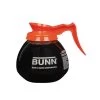BUNN® BUNN 64oz Orng Hndl Glass Decanter (1pk) -Beverage Shop BUNN 42401.0024 Coffee Decanter Decaf Case of 24 Glass 2nd