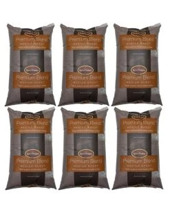 Farmer Brothers Medium Roast 100% Arabica Bean (6 Bags/5 Lbs Ea.)
