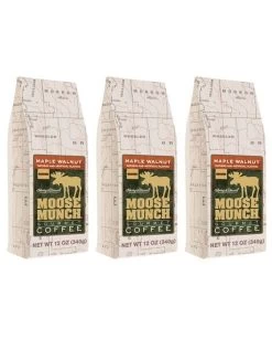Harry & David Moose Munch Maple Walnut Ground Gourmet Coffee 3 Bags