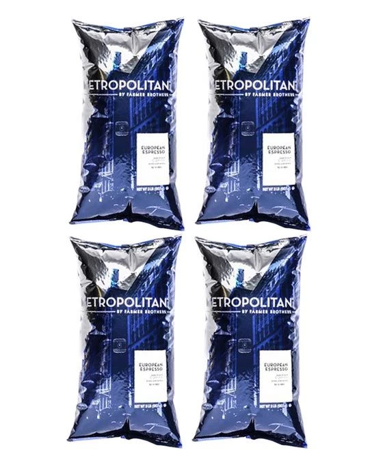 Metropolitan European Espresso Whole Bean - 4 Bags/2 Lbs Ea. 3 Metropolitan European Espresso Whole Bean - 4 Bags/2 Lbs Ea.