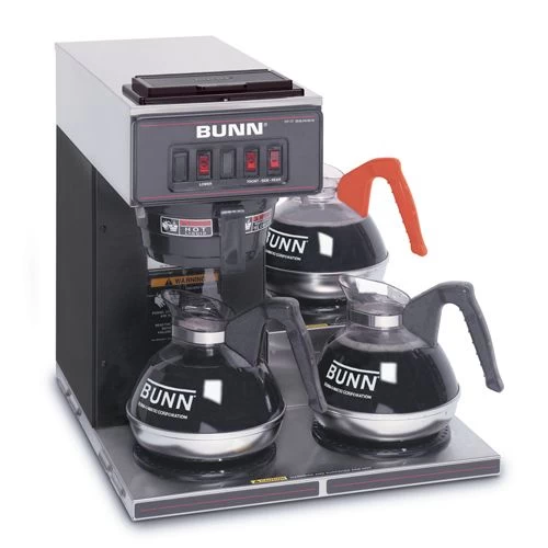BUNN® BUNN 13300.0013: Pourover Coffee Brewer With 3 Warmers Black 3 BUNN® BUNN 13300.0013: Pourover Coffee Brewer With 3 Warmers Black