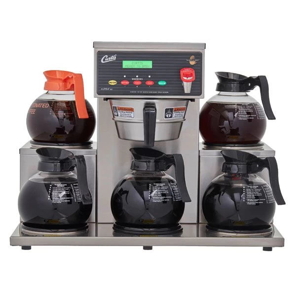 Curtis ALP5GT12A000 G3 Alpha® Decanter 5 Station With 5 Lower, Right/Left Warmers 3 Curtis ALP5GT12A000 G3 Alpha® Decanter 5 Station With 5 Lower, Right/Left Warmers
