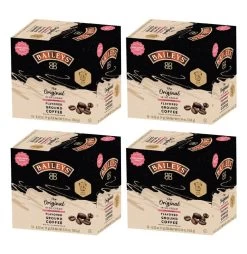 Baileys Bailey's, The Original Irish Cream Flavored Coffee, 4/18 Single Serve Cups
