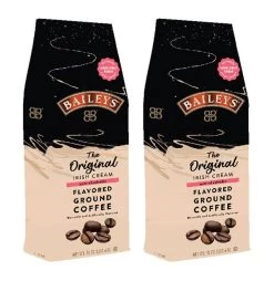 Baileys Bailey's, The Original Irish Cream, Flavored Ground Coffee, (2 Bags/10 Oz)