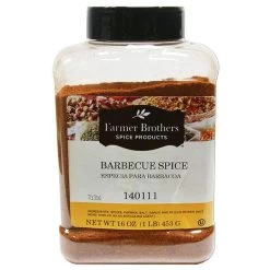 Farmer Brothers Barbecue Spice, Blend (2 Bottle/1 Lb Each) -Beverage Shop barbecue spice blend 1 bottle 1 lb farmer brothers 1