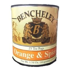 Bencheley Orange & Spice Tea, 25 Tea Bags (1.54 Oz) 9 Bencheley Orange & Spice Tea, 25 Tea Bags (1.54 Oz) -Beverage Shop bencheley orange spice tea 1