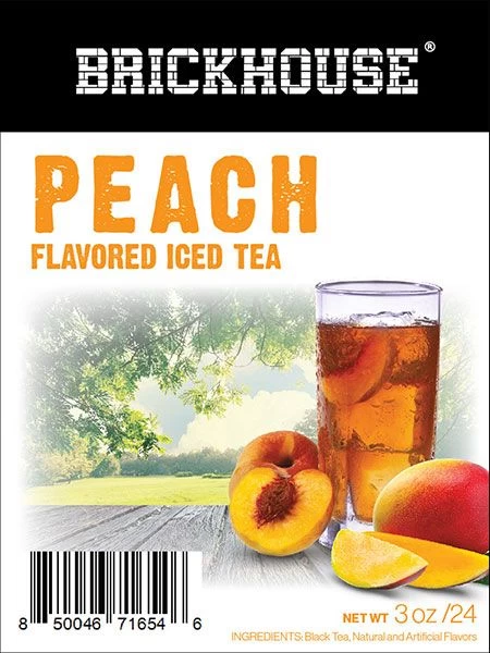 Brickhouse Peach Flavored Iced Tea, 24/3 Oz Packets, Loose Leaf With Filters 3 Brickhouse Peach Flavored Iced Tea, 24/3 Oz Packets, Loose Leaf With Filters