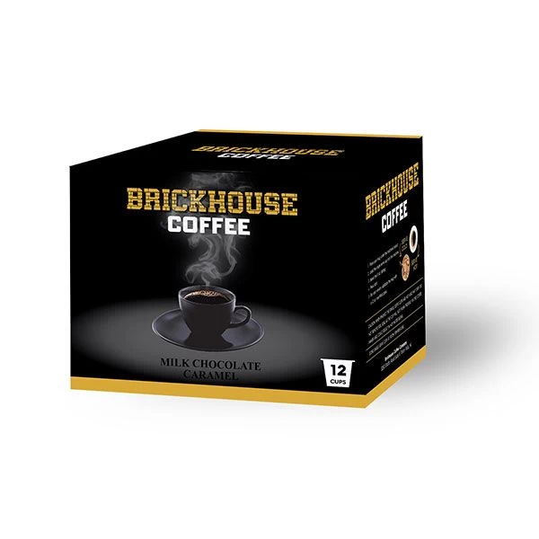 Brickhouse Single Serve Coffee, Milk Chocolate Caramel, 72 Count 4 Brickhouse Single Serve Coffee, Milk Chocolate Caramel, 72 Count - Image 2