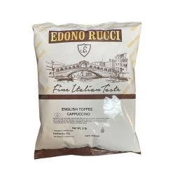 Edono Rucci English Toffee Cappuccino Mix, 2 Lb Bag