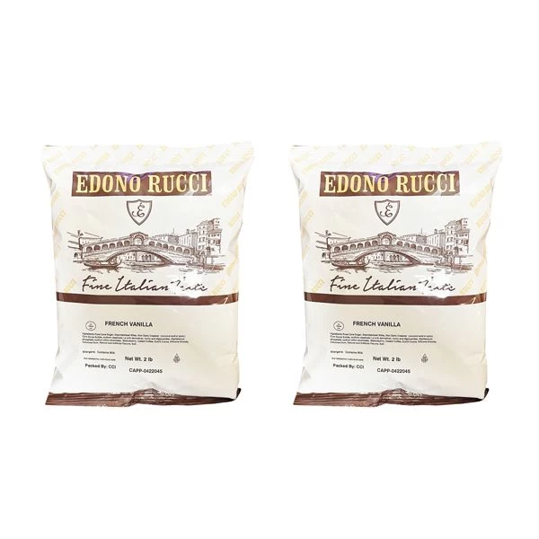 Edono Rucci French Vanilla Cappuccino Mix, 2 Bags (2 Lbs Each) 3 Edono Rucci French Vanilla Cappuccino Mix, 2 Bags (2 Lbs Each)