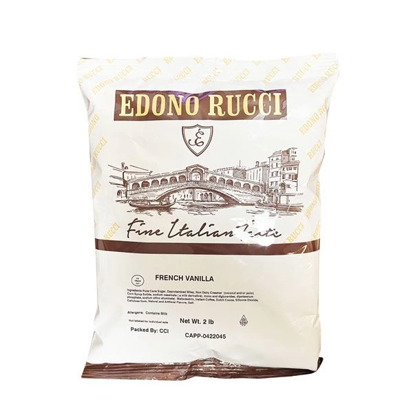Edono Rucci French Vanilla Cappuccino Mix, 2 Bags (2 Lbs Each) 4 Edono Rucci French Vanilla Cappuccino Mix, 2 Bags (2 Lbs Each) - Image 2