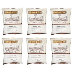 Edono Rucci Pumpkin Spice Cappuccino Mix, 6 Bags (2 Lbs Each)