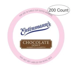 Entenmann's Single Serve Coffee, Chocolate Donut (200 Cups)