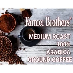 Farmer Brothers Medium Roast 100% Arabica Ground Coffee, 6/5 Lb Bags -Beverage Shop farmer brothers arabica ground coffee2 2