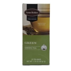Farmer Brothers Premium: Green Tea, 6/25 Ct Tea Boxes -Beverage Shop fbgreentean2 1
