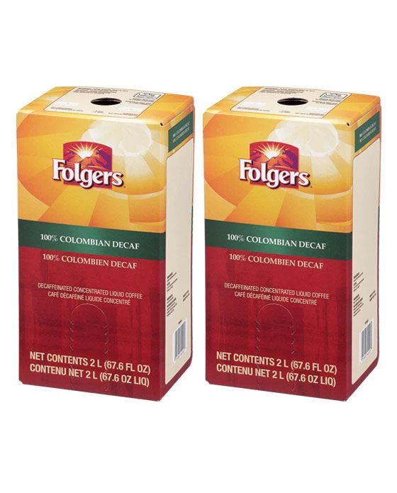 Folgers 2 Liter 100% Colombian Decaf (Two) 3 Folgers 2 Liter 100% Colombian Decaf (Two)