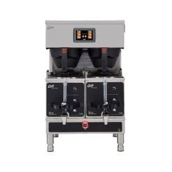 Curtis G4GEMT10A1000 Gemini Stainless Steel Twin Satellite Coffee Brewer - 220V