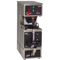 Curtis GEM-120A-10 Gemini Stainless Steel Analog Satellite Coffee Brewer - 120V -Beverage Shop gem 120a 10 i4