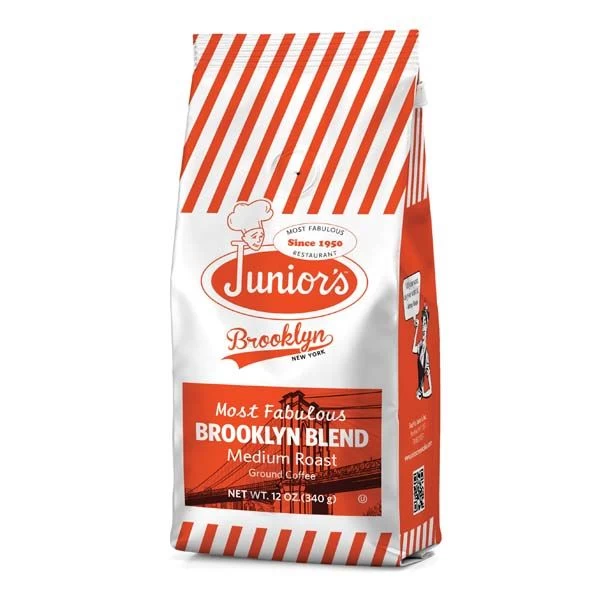 Junior's Most Fabulous Brooklyn Blend, Medium Roast Ground Coffee, 4/12 Oz Bags - Image 2