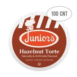 Junior's Most Fabulous Hazelnut Torte, Medium Roast Single Single Serve 100 Ct