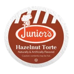Junior's Most Fabulous Hazelnut Torte, Medium Roast Single Single Serve 18 Ct -Beverage Shop juniors most fabulous hazelnut torte medium roast single single serve