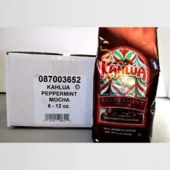 Kahlua Peppermint Mocha Gourmet Ground Coffee (2 Bags/12 Oz) -Beverage Shop kahluapaperment