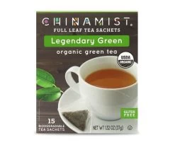 China Mist - Legendary Green Organic Black Full Leaf Tea Sachet, 6 Boxes 15 Count -Beverage Shop legendarygreen teasachet packet 1 1 1