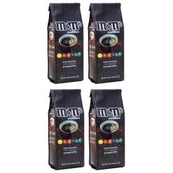 M&M's Milk Chocolate, Naturally And Artificially Flavored Ground Coffee, (4 Bags/10 Oz)