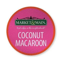 Market & Main Coconut Macaroon Single Serve Coffee Cups, 6 Boxes (72 Cups) 13 Market & Main Coconut Macaroon Single Serve Coffee Cups, 6 Boxes (72 Cups) -Beverage Shop market main onecup coconut macaroon compatible with keurig k cup brewers 12 count2 1