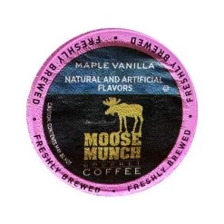 Moose Munch Northwest, Dark Chocolate Caramel, Milk Chocolate Caramel, MapleVanilla 4/18 Ct -Beverage Shop moosemucnhmapplevanilla 8