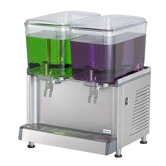 Crathco CS-2D-16 Simplicity Bubbler Series Premix Cold Beverage Dispenser (2) 4.75 Gallon Bowls 3 Crathco CS-2D-16 Simplicity Bubbler Series Premix Cold Beverage Dispenser (2) 4.75 Gallon Bowls