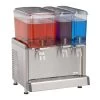 Crathco CS-3D-16 Simplicity Bubbler Series Triple Bowl Premix Cold Beverage Dispenser With (1) 4.75 Gallon Hopper, (2) 2.4 Gallon Hoppers With Agitation Function -Beverage Shop simplicity bubbler premix cold 4.75 gallon bowl and 2 2.4cs 3d 16.jpg